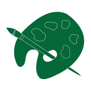 300x300 Paint Brush Silhouette Clip Art