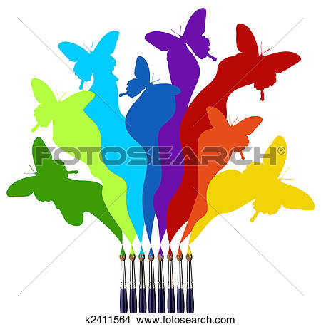 450x459 Free Paint Brush Clipart