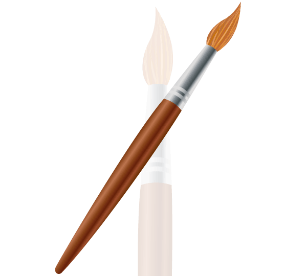 600x540 Free Paint Brush Vector Image 123freevectors