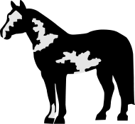 190x174 Paint Horse Silhouette By Cvance35 Spreadshirt