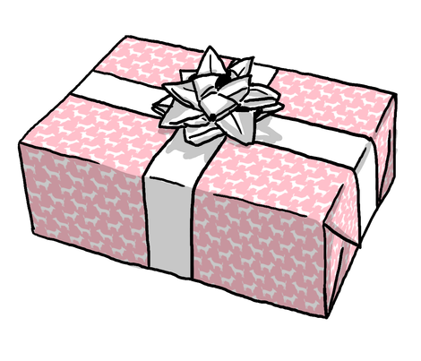 470x403 Chihuahua Pink Silhouette Dog Fabric Cute Dog Design Best Pink