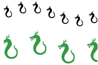 397x267 Dragon Silhouette Clip Studio Paint Clip