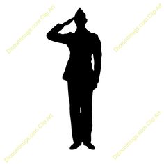 236x236 Soldier Silhouette Draw On Wall Paint In Black Paint