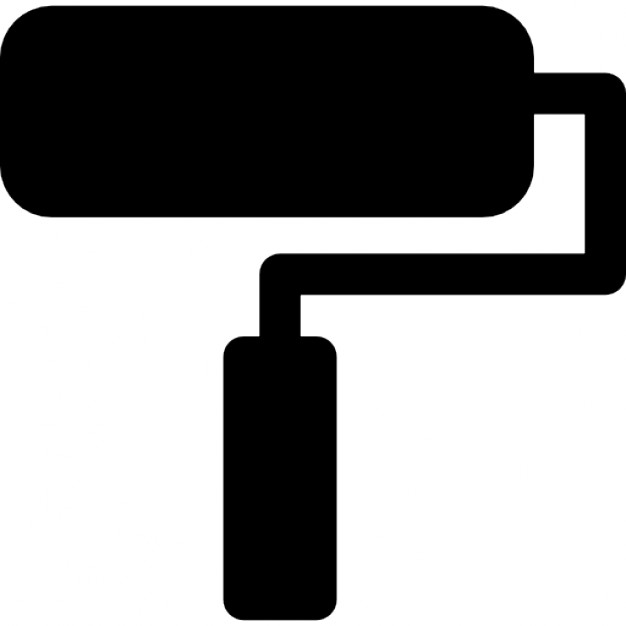 626x626 Paint Roller Silhouette Icons Free Download