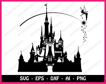 340x270 Disney Castle Svg Etsy