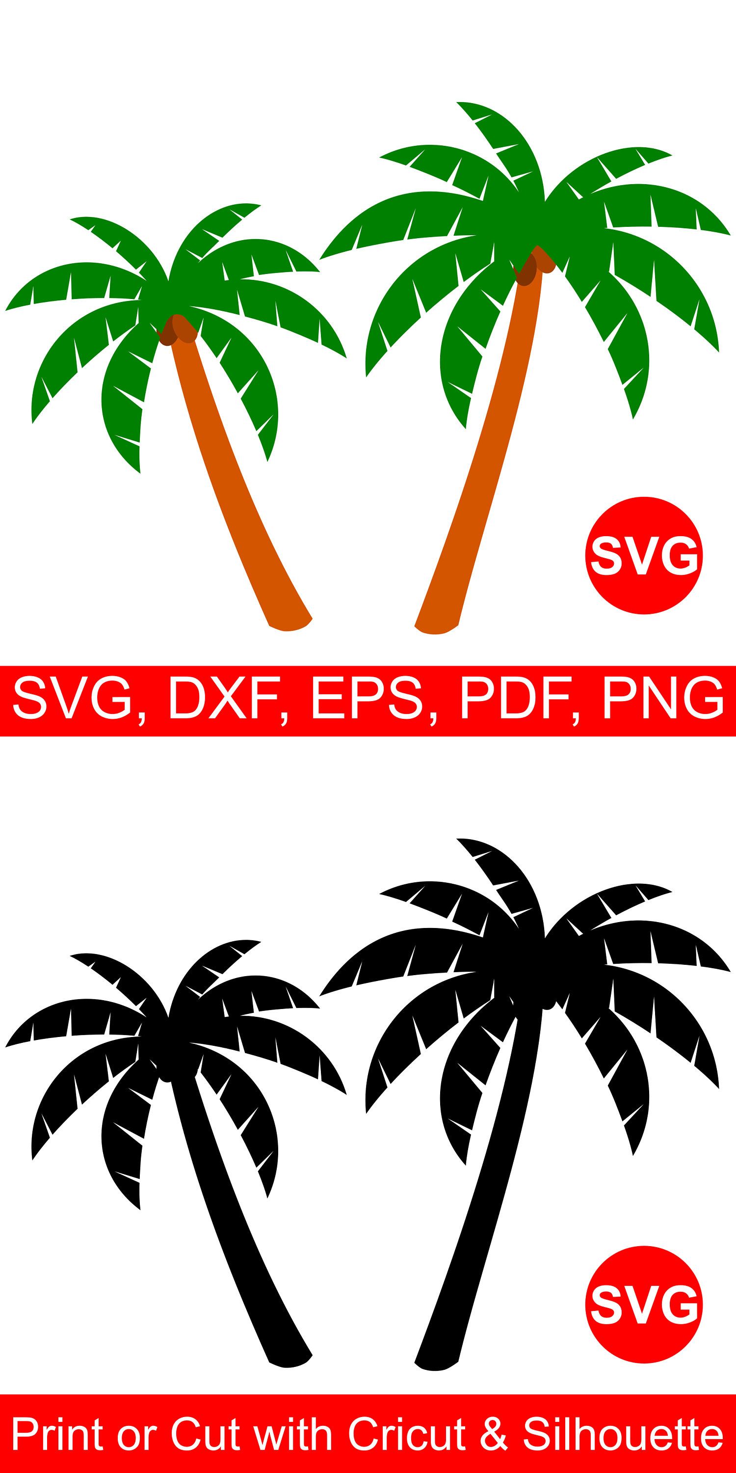 1500x3000 Palm Tree Svg Files For Cricut Amp Silhouette Tropical Svg Files