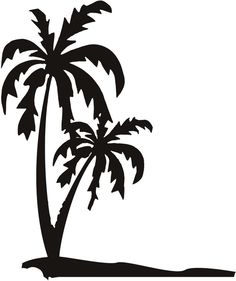 236x281 Palm Trees Silhouette Png Clip Art Image Silhouette Cameo Tips