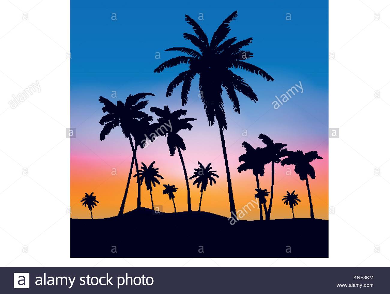 1300x982 Summer Palm Trees Tumblr Stock Vector Art Amp Illustration, Vector