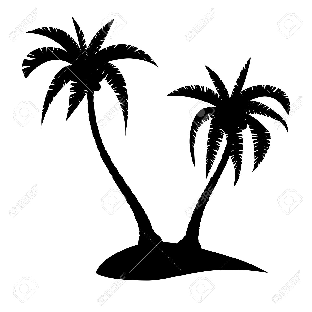 1300x1300 Island Silhouette Clip Art Clipart Collection