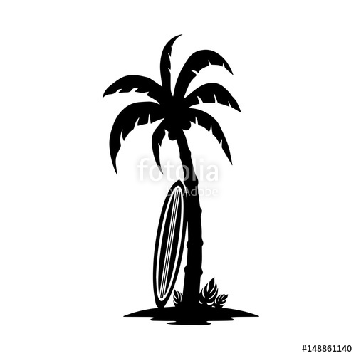 500x500 Palm Tree Icon, Vector Illustration Stock Image And Royalty Free