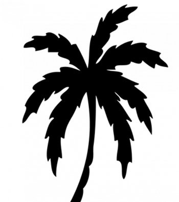 350x394 Top 10 Palm Tree Tattoo Designs