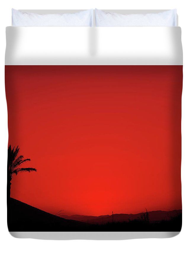 645x853 Anna Maloverjan Duvet Cover Featuring The Photograph Red