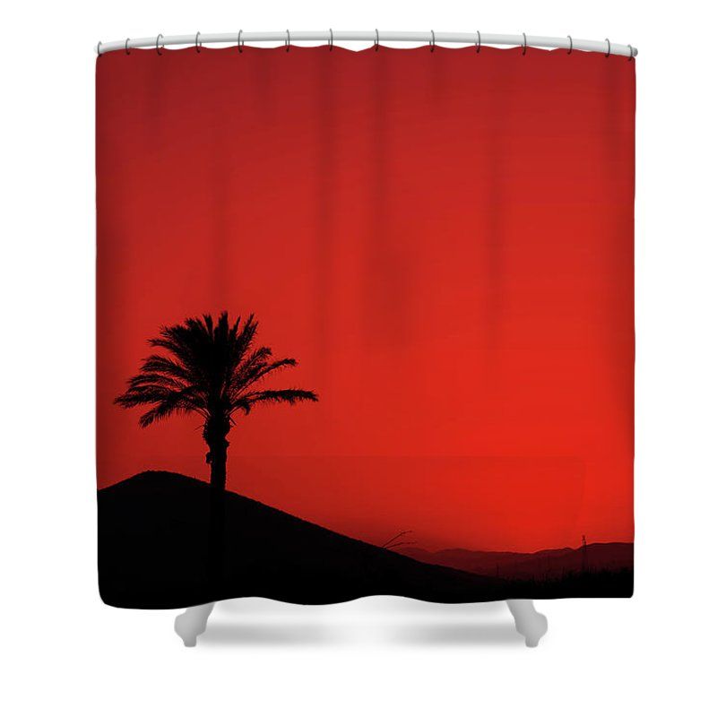 800x800 Anna Maloverjan Shower Curtain Featuring The Photograph Red