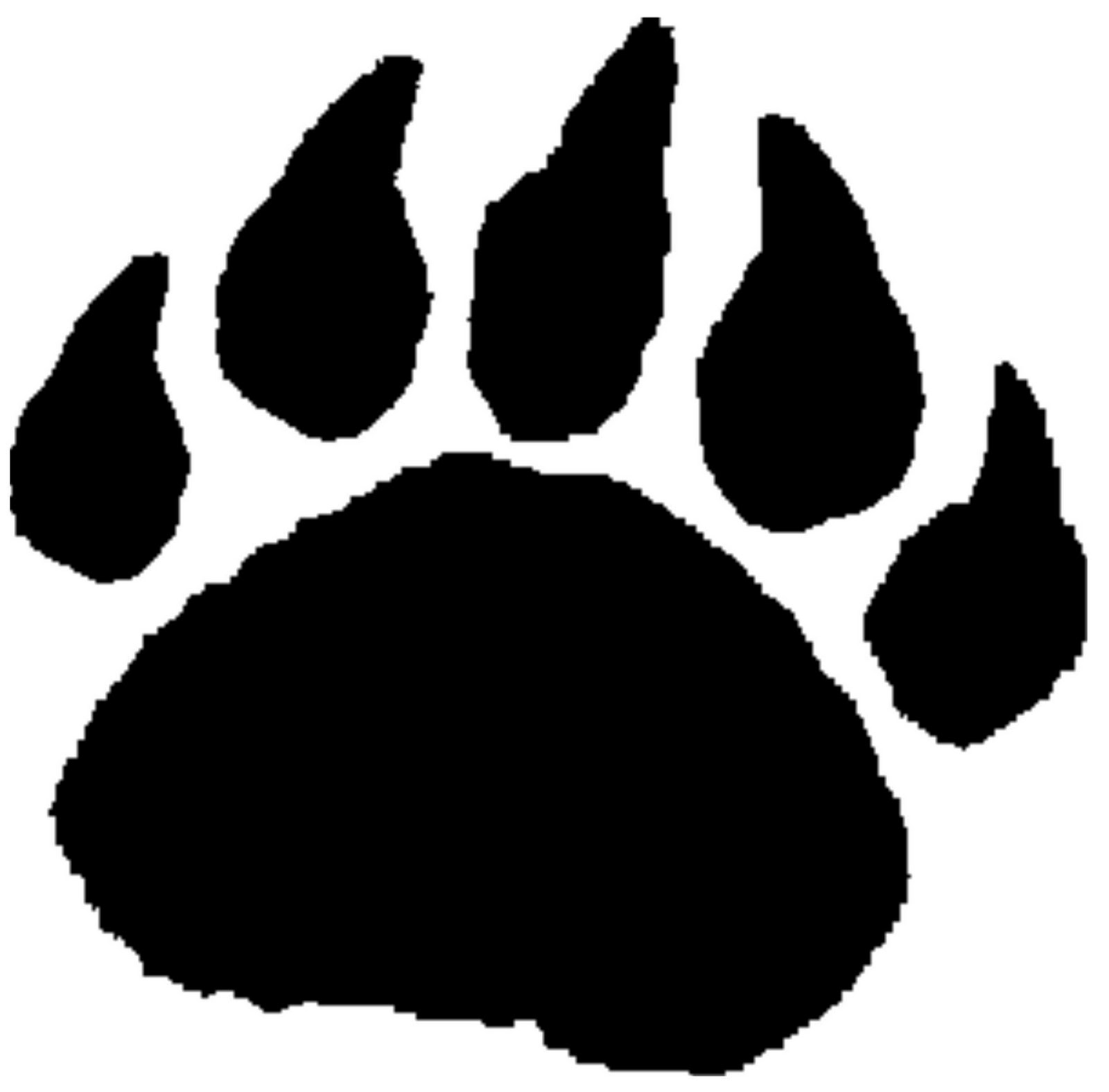1600x1576 Bear Paw Clip Art