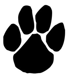 236x270 Panther Paw Print Silhouette Clip Art. Download Free Versions