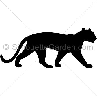 336x334 Panther Vector Silhouettes Silhouettes Silhouette