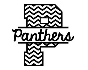 340x270 Split Svg Panther Etsy