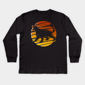 285x285 Black Panther Silhouette Retro Vintage Classic Design