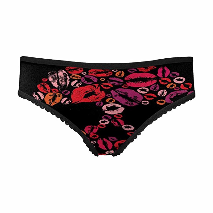 679x679 Interestprint Women's Soft Brief Underwear Skull