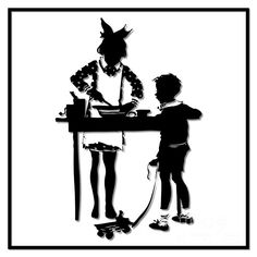 236x236 For Sale! Silhouette Artwork! 4th Of July Childrens Parade