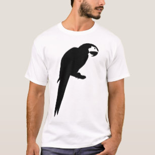 307x307 Parrot Bird Silhouette T Shirts Amp Shirt Designs Zazzle