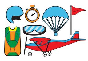 286x200 Skydive Free Vector Art