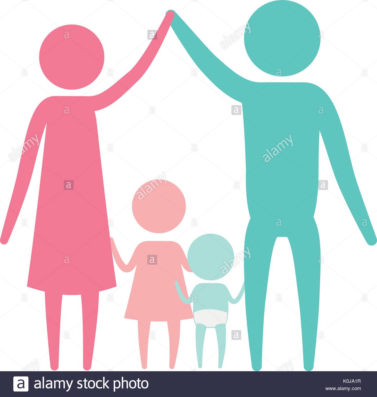 1300x1371 Color Silhouette Set Pictogram Parents Holding Hands Up And Baby
