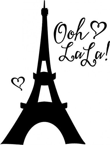 378x500 Eiffel Tower Vinyl Wall Decal