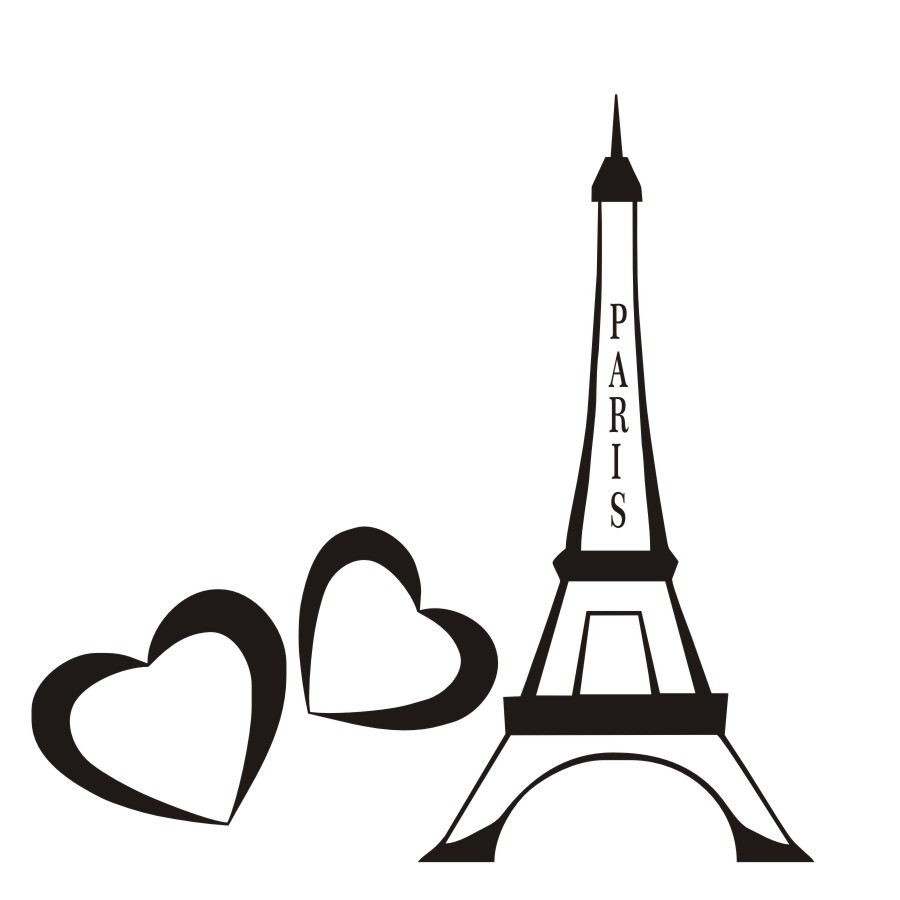 Paris Eiffel Tower Silhouette at GetDrawings | Free download