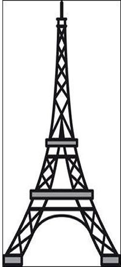 250x550 Eiffel Tower Template Free Eiffel Tower Template Free 100 Images