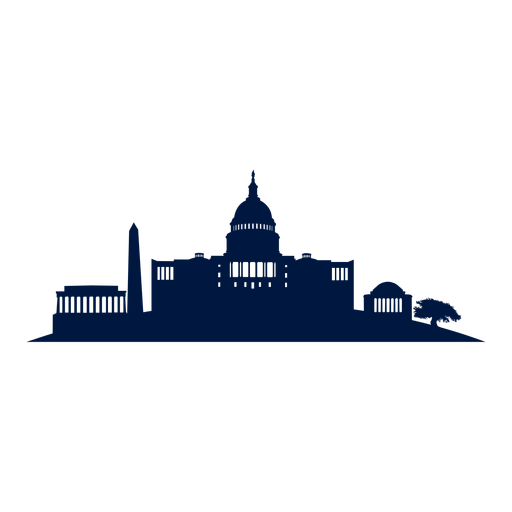 512x512 Washington Skyline Outline