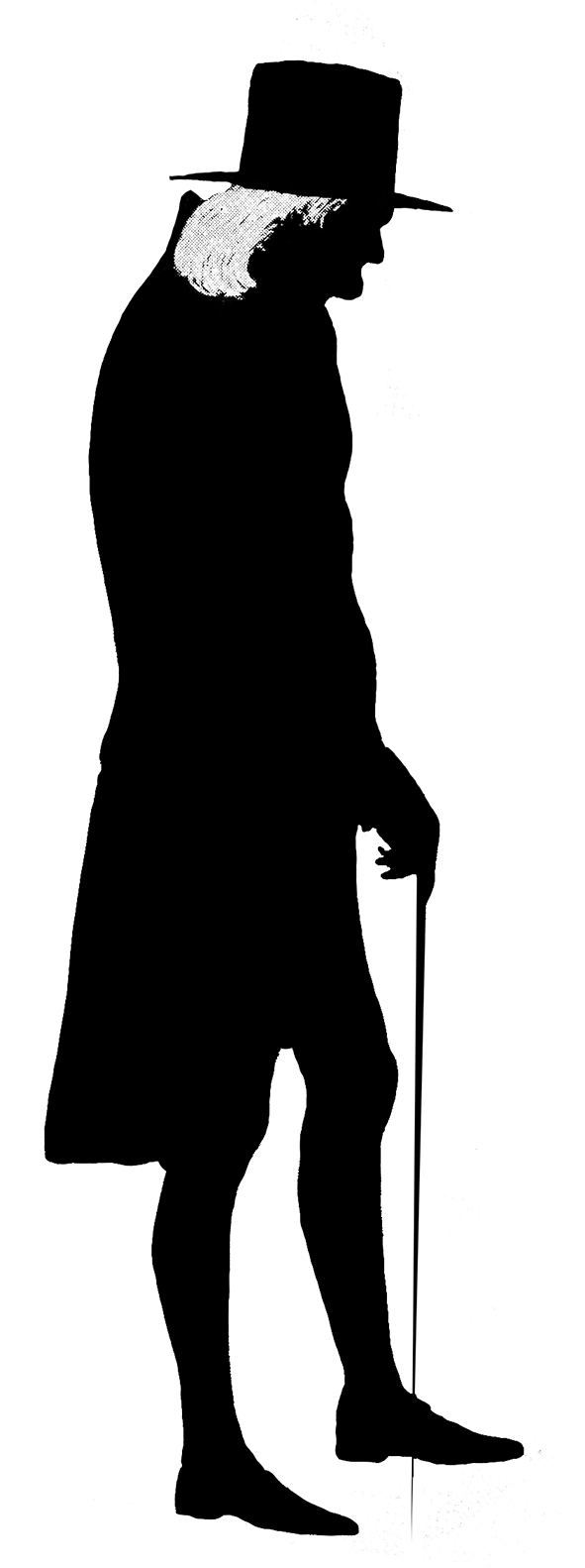 591x1582 Clipart Silhouette Elderly