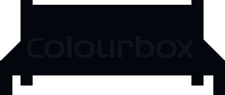 319x135 Dancing Girl Black Silhouette Isolated White Background. Vector