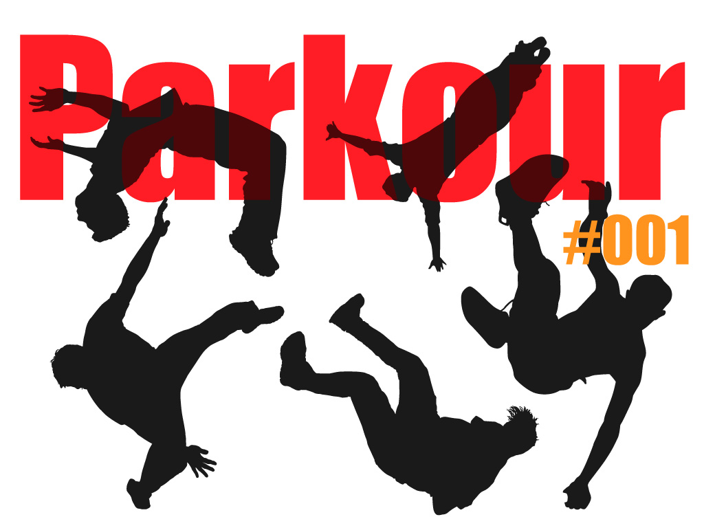 1024x768 Parkour Silhouette 1 Zafreelo