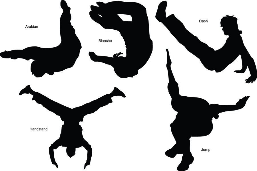 900x600 Parkour Silhouettes By Occasionallyxxx