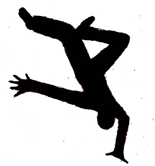 600x640 Parkour Silhouette Sketch By Rhahsid