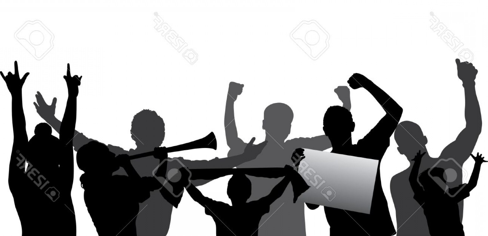 1560x756 Photosports Fans Cheering Crowd Silhouette Layered Every Figure