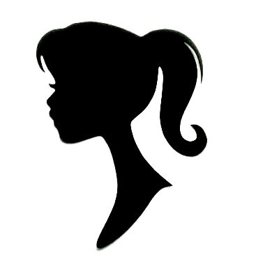 367x373 Girl Silhouette Birthday Party Decoration Backdrop Glam