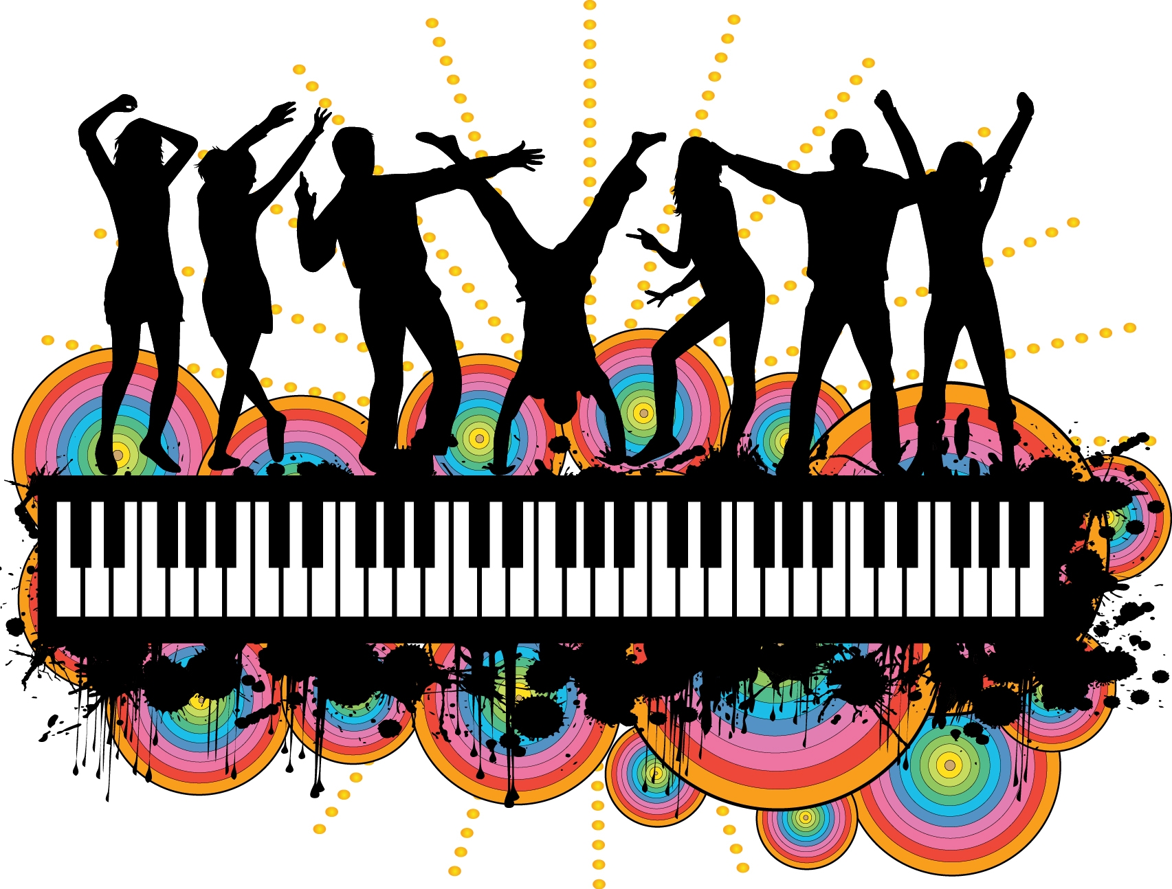 1705x1294 Party People Silhouette Clipart Panda Free Image Png. Snowjet.co