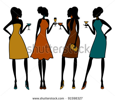 450x395 Party Clipart Group