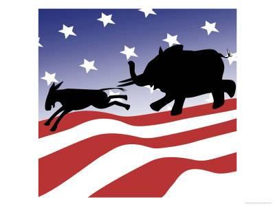 400x300 Patriotic Silhouette Giclee Print By Linda Braucht