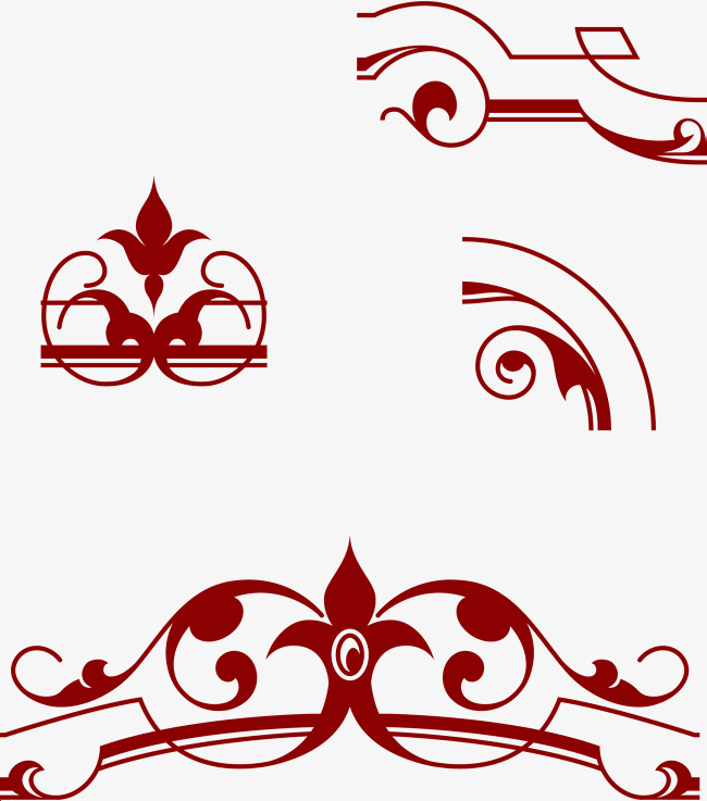 650x737 Silhouette Of Chinese Wind Pattern, Sticker, Sticker Style