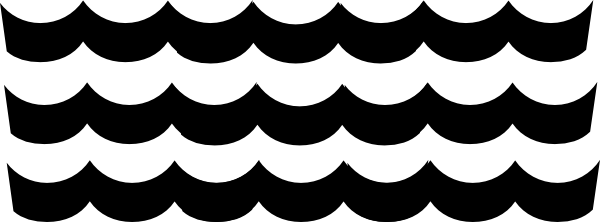 600x222 Wave Pattern Clip Art