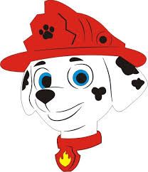 Paw Patrol Marshall Silhouette at GetDrawings | Free download