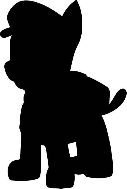 Paw Patrol Chase Silhouette At Getdrawings Com Free For Personal Use ...