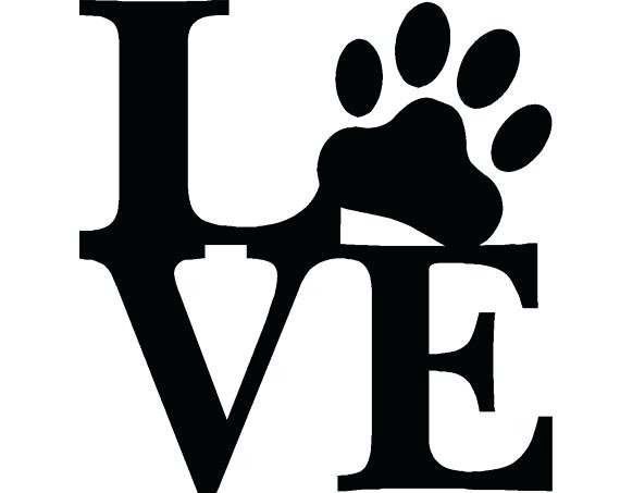 570x453 Free Dog Paw Silhouette Download Free Clip Art Free Clip Art