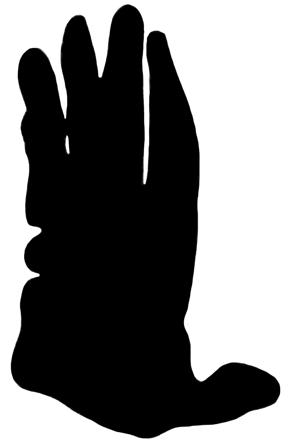 970x1476 Paw Prints Clipart