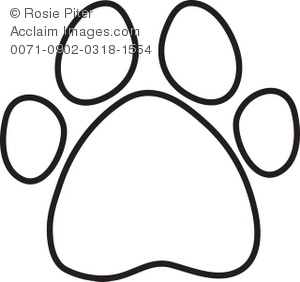 300x282 Dog Paw Print Clip Art Free Download Clipart Panda