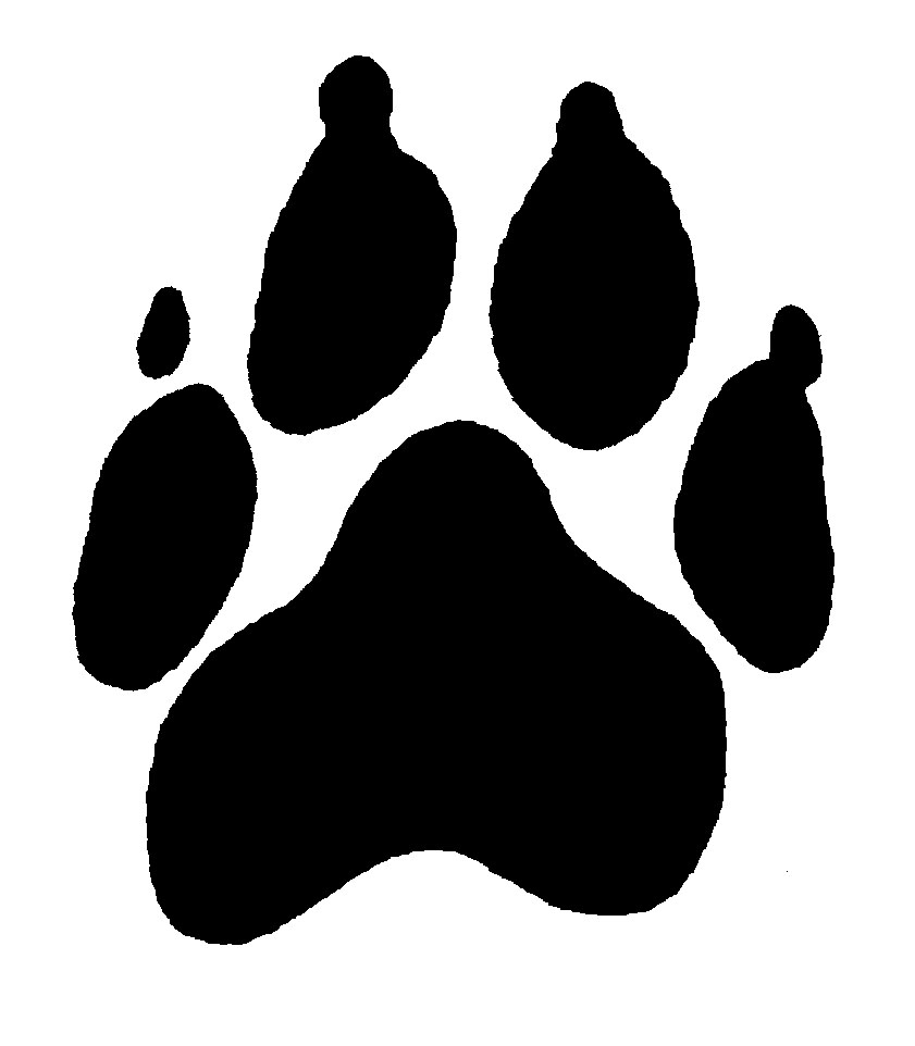 841x962 Panda Paw Print Clip Art