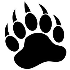 236x236 Panther Paw Print Silhouette Clip Art. Download Free Versions